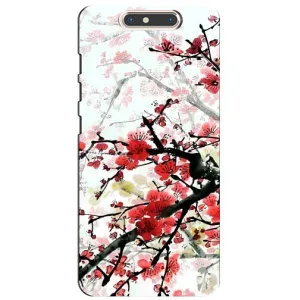Чехол с принтом САКУРЫ на ZTE Blade V8 (Красивая Сакура)