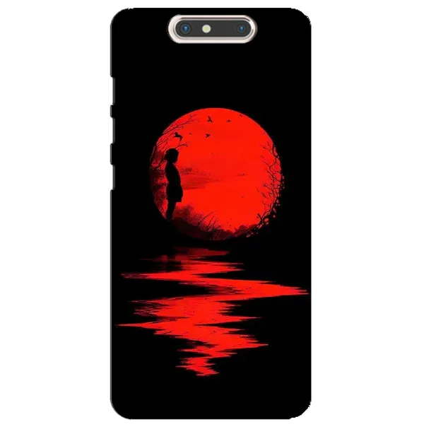 Чехол с рисунком «Красный Закат» для ZTE Blade V8 Чехол с рисунком «Красный Закат» для ZTE Blade V8