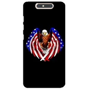 Чехол Флаг USA для ZTE Blade V8 (Крылья США)