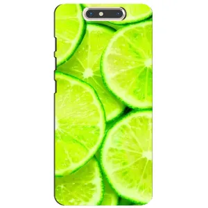 Чехол с изображением вкусной еды для ZTE Blade V8 (Лайм)