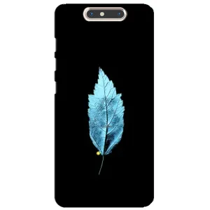 Чохол з картинками на чорному фоні для ZTE Blade V8 (Листя)