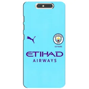 Силиконовые Чехлы принт Футбол на ZTE Blade V8 (Man City)