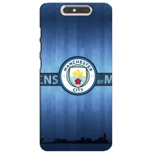 Силиконовые Чехлы принт Футбол на ZTE Blade V8 (ManCity)