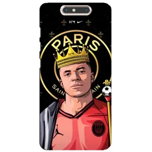 Чехол (TPU) с Футболистом на ZTE Blade V8 (Mbappe King)