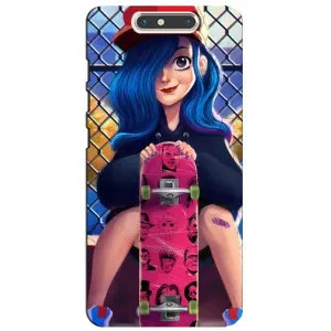 Чехол с картинкой Модные Девчонки ZTE Blade V8 (Модная девушка)