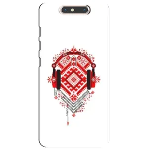Силиконовый Чехол на ZTE Blade V8 с картинкой Вышиванки (Модная вышиванка)