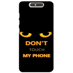 Чехол с Прикольным принтом на ZTE Blade V8 (Не трогай мой телефон)