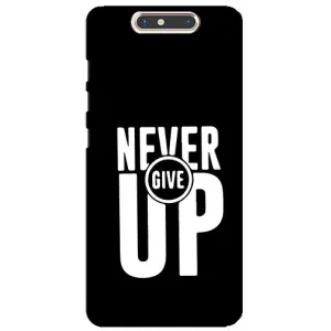 Силіконовый Чохол на ZTE Blade V8 з картинкою НАЙК (Never Give UP)