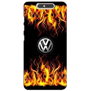 Чохол "Фольксваген" для ZTE Blade V8 (Вогняний Лого)