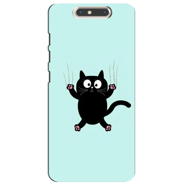 Чехол с рисунком «Падающий кот» для ZTE Blade V8 Чехол с рисунком «Падающий кот» для ZTE Blade V8