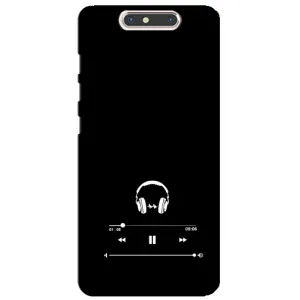 Чохол з картинками на чорному фоні для ZTE Blade V8 (Плеєр)