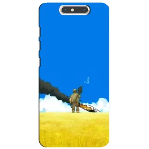 Чехлы на военную тематику для ZTE Blade V8 (Попадание)