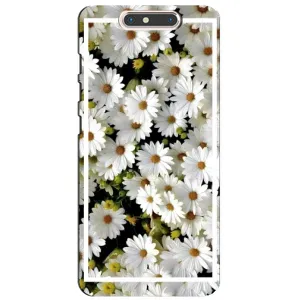 Чехол с ромашками на ZTE Blade V8 (Рамка в ромашках)