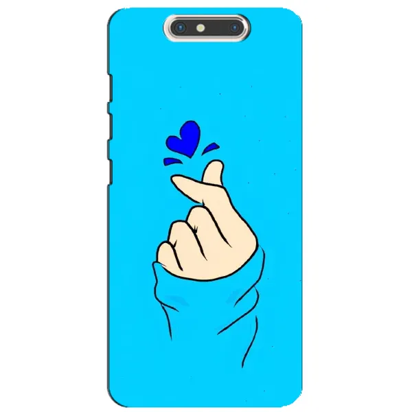 Чехол с рисунком «Сердце на синем» для ZTE Blade V8 Чехол с рисунком «Сердце на синем» для ZTE Blade V8