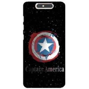Чехол с Щитом Капитана Америки на ZTE Blade V8 (Щит Капитана)