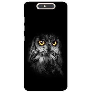 Чохли з принтом СОВИ для ZTE Blade V8 (Сова на чорному)