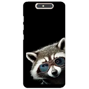 Силіконовий Чохол з Энотами на ZTE Blade V8 (Стильний Єнот)
