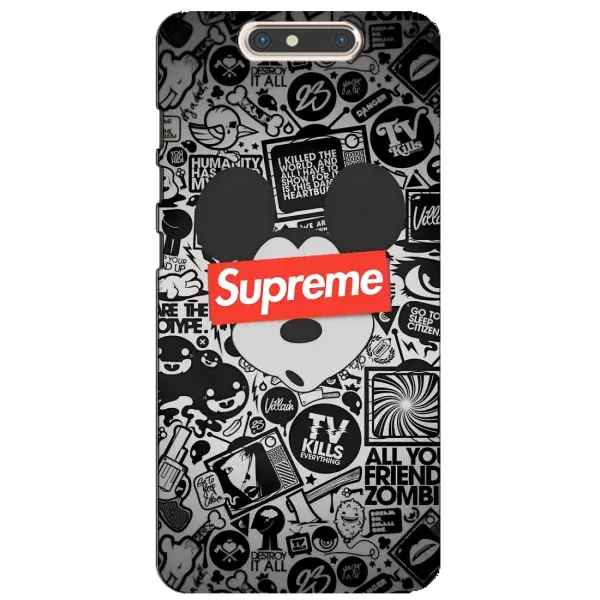Чехол с рисунком «Supreme Маус» для ZTE Blade V8 Чехол с рисунком «Supreme Маус» для ZTE Blade V8