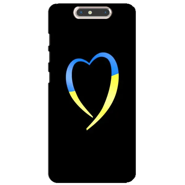 Чехол с рисунком «Украинское сердце» для ZTE Blade V8 Чехол с рисунком «Украинское сердце» для ZTE Blade V8