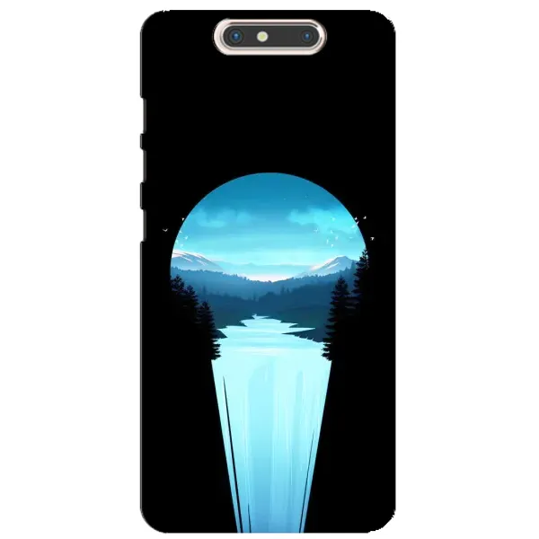 Чехол с рисунком «Синий Водопад» для ZTE Blade V8 Чехол с рисунком «Синий Водопад» для ZTE Blade V8