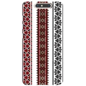 Силиконовый Чехол на ZTE Blade V8 с картинкой Вышиванки (Вышиваночки)