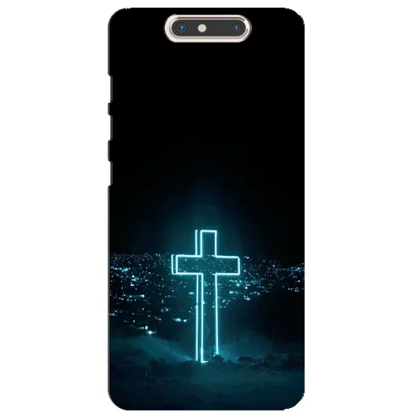 Чехол с рисунком «Яркий Крест» для ZTE Blade V8