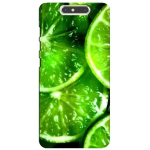 Чехол с изображением вкусной еды для ZTE Blade V8 (Яркий ЛАЙМ)