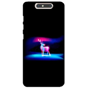 Силіконовий бампер з картинкою звірів для ZTE Blade V8 (Яскравий олень)