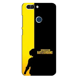 Чохол (TPU) з картинкою "Лого Пабг" на ЗТЕ Блейд В9 (Battlegrounds)
