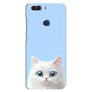 Чехол на тематику: Коты для ZTE Blade V9 (Белый кот)