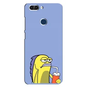 Бампер с принтом Мемы для ZTE Blade V9 (Безразличие)