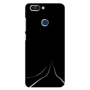 Чохол з картинками на чорному фоні для ZTE Blade V9 (Дорога)