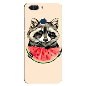 Силиконовый Чехол с Енотами на ZTE Blade V9 (Енот)