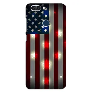 Чехол Флаг USA для ZTE Blade V9 (Флаг США 2)
