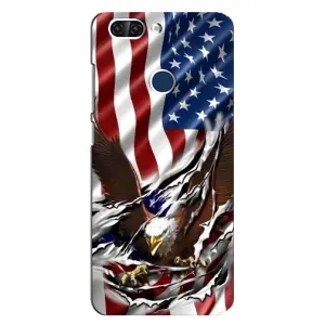 Чехол Флаг USA для ZTE Blade V9 (Флаг USA)
