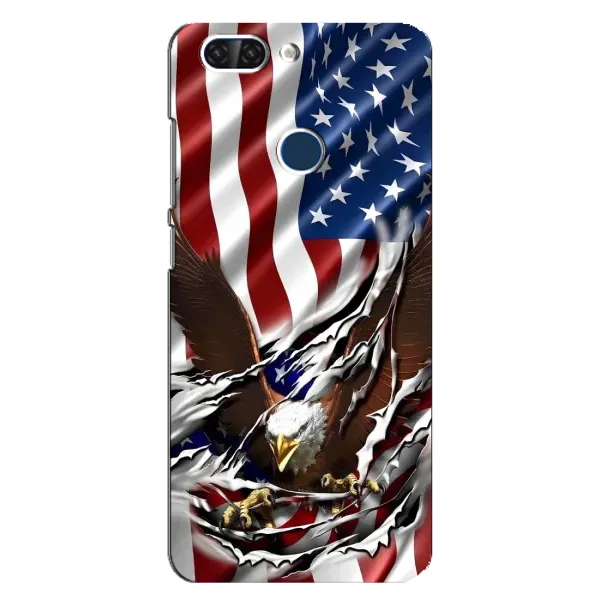 Чехол с рисунком «Флаг USA» для ZTE Blade V9 Чехол с рисунком «Флаг USA» для ZTE Blade V9