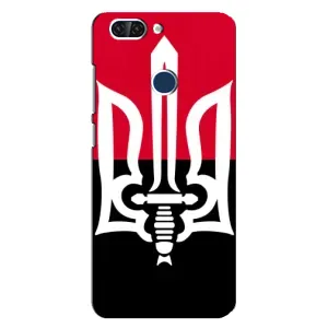 Чехлы УПА (Красно-Чёрный) на ZTE Blade V9 (Герб Украины)