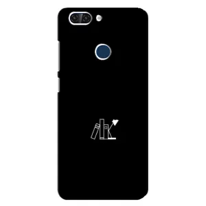 Чохол з картинками на чорному фоні для ZTE Blade V9 (Книжки)