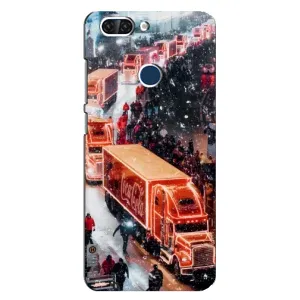 Чехлы на Новый Год ZTE Blade V9 (Кока Кола)