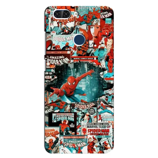 Чехол с рисунком «Комиксы Человек Паук» для ZTE Blade V9 Чехол с рисунком «Комиксы Человек Паук» для ZTE Blade V9