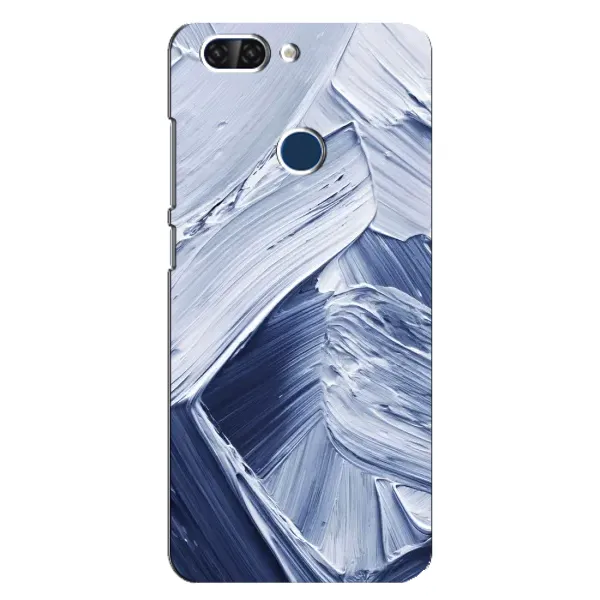 Чехол с рисунком «Краски мазки» для ZTE Blade V9