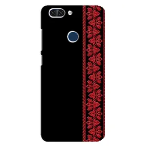 Силіконовый Чохол на ZTE Blade V9 (Червона вишиванка)