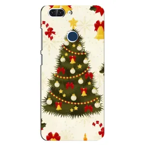 Чехол Новогодняя Елка на ZTE Blade V9 (Новогодний принт)