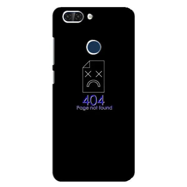 Чехол с рисунком «Ошибка 404» для ZTE Blade V9 Чехол с рисунком «Ошибка 404» для ZTE Blade V9
