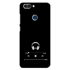 Чохол з картинками на чорному фоні для ZTE Blade V9 (Плеєр)