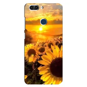 Чохол з Квітами для ZTE Blade V9 (поле соняшників)