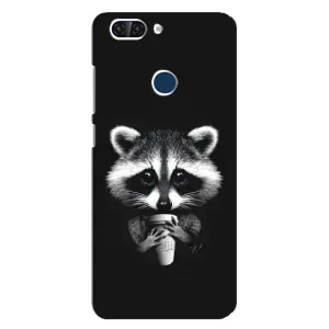 Силиконовый Чехол с Енотами на ZTE Blade V9 (С кофем)
