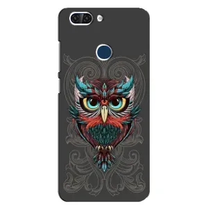 Чехлы с принтом СОВЫ для ZTE Blade V9 (Сова на сером)