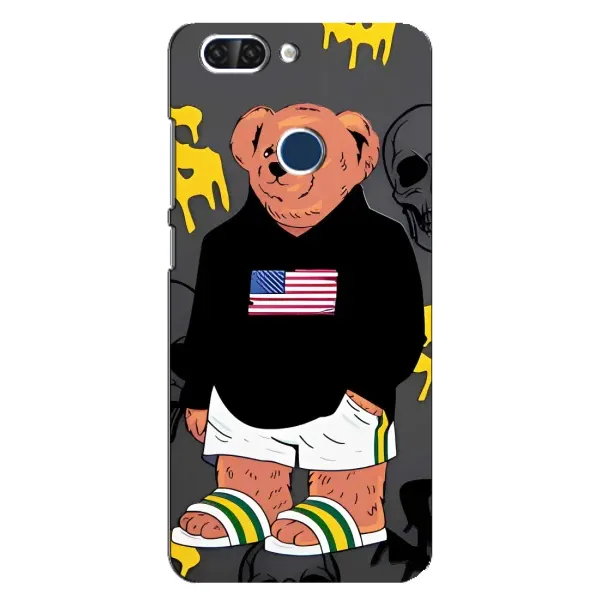 Чехол с рисунком «Teddy USA» для ZTE Blade V9 Чехол с рисунком «Teddy USA» для ZTE Blade V9