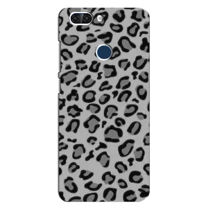 Чехол с леопардовым принтом на ZTE Blade V9 (Темный леопрад)